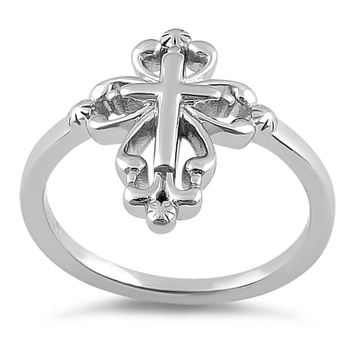 Sterling Silver Cross Ring