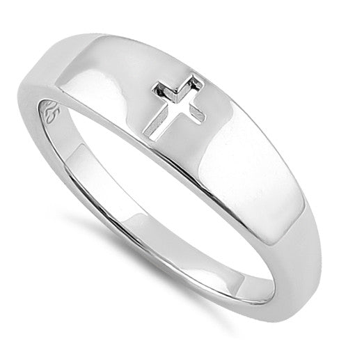 Sterling Silver Cross Ring