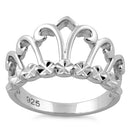Sterling Silver Crown Ring