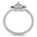 Sterling Silver Crown Ring