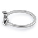 Sterling Silver Crown Ring