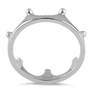 Sterling Silver Crown Ring