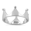 Sterling Silver Crown Ring