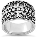 Sterling Silver Curl Vines Ring