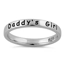 Sterling Silver "Daddy's Girl" Ring