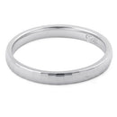 Sterling Silver Diamond Faceted Pattern Wedding Band Ring 2.5mm