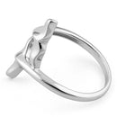 Sterling Silver Dolphin Fins RIng