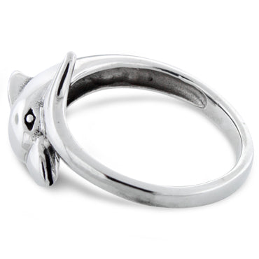 Sterling Silver Dolphin Ring