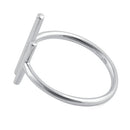 Sterling Silver Double Bar Ring
