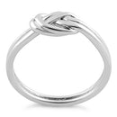 Sterling Silver Double Layer Knot Ring