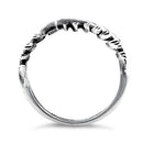 Sterling Silver Double Leaf Flower Ring