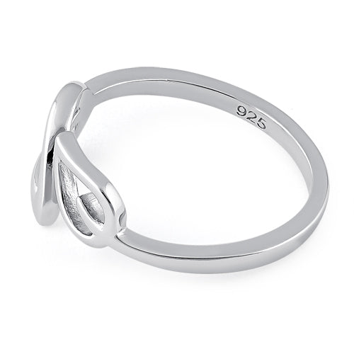 Sterling Silver Double Leaf Ring