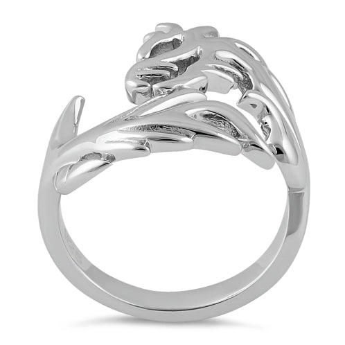 Sterling Silver Dragon Ring