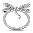 Sterling Silver Dragonfly Ring