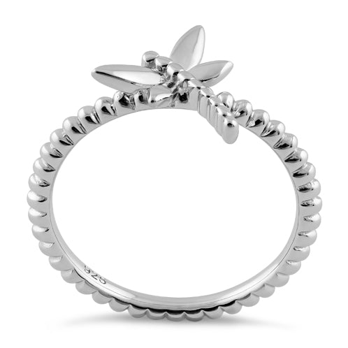 Sterling Silver Dragonfly Ring