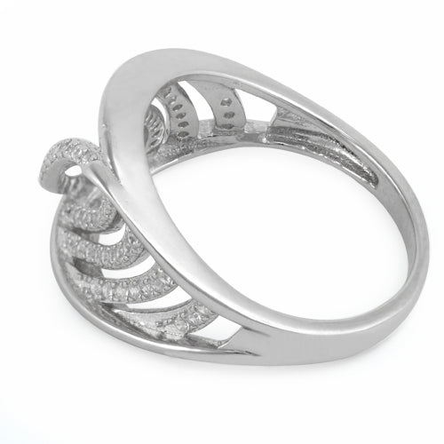 Sterling Silver Elegant CZ Ring