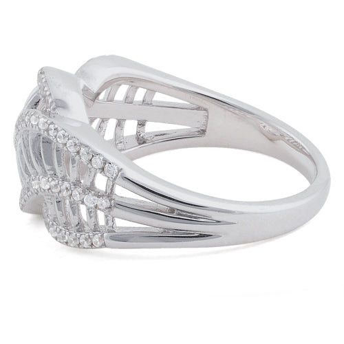 Sterling Silver Elegant CZ Ring