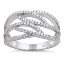 Sterling Silver Elegant CZ Ring
