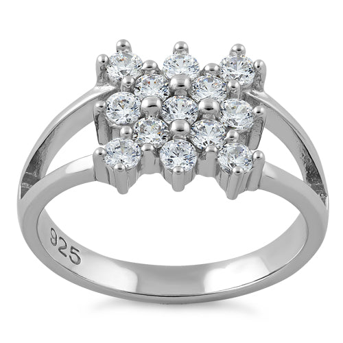 Sterling Silver Elegant CZ Ring