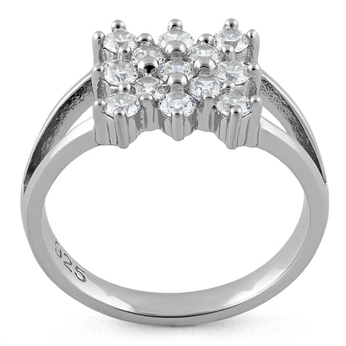 Sterling Silver Elegant CZ Ring