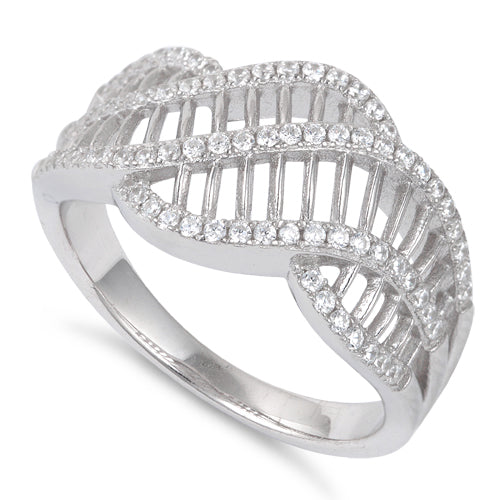 Sterling Silver Elegant CZ Ring