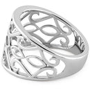 Sterling Silver Elegant Flower Ring