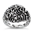 Sterling Silver Elegant Swirl Ring