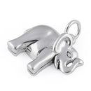 Sterling Silver Elephant Charm Pendant