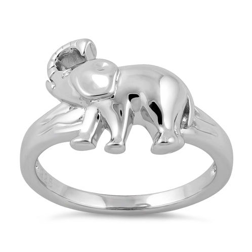 Sterling Silver Elephant Ring