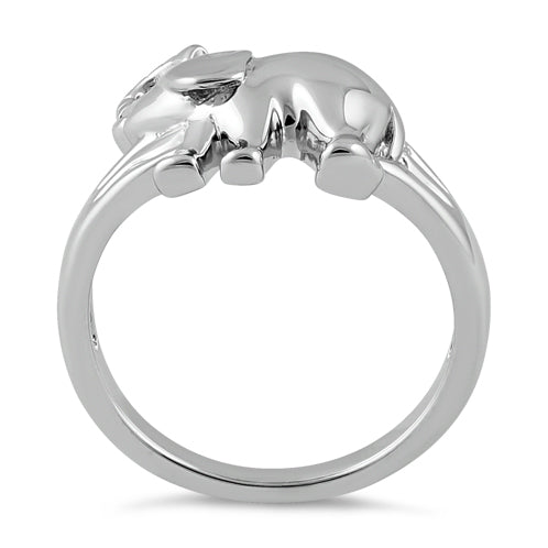 Sterling Silver Elephant Ring