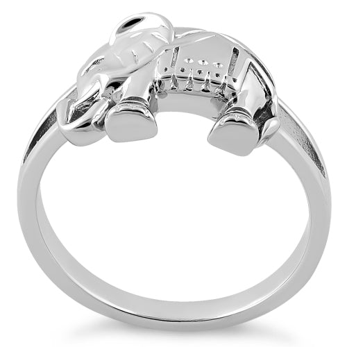 Sterling Silver Elephant Ring