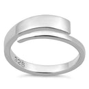 Sterling Silver End Bar Ring