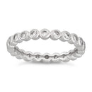 Sterling Silver Eternity CZ Ring