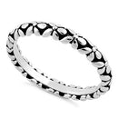 Sterling Silver Eternity Flower Ring