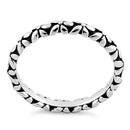 Sterling Silver Eternity Flower Ring
