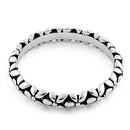 Sterling Silver Eternity Flower Ring