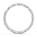 Sterling Silver Eternity X Ring
