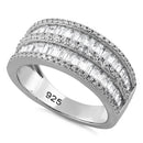 Sterling Silver Exquisite CZ Ring