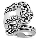 Sterling Silver Extravagant Flower Ring