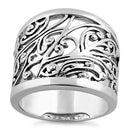 Sterling Silver Extravagant Vines Ring