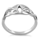 Sterling Silver Eye Celtic Ring