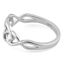 Sterling Silver Eye Celtic Ring