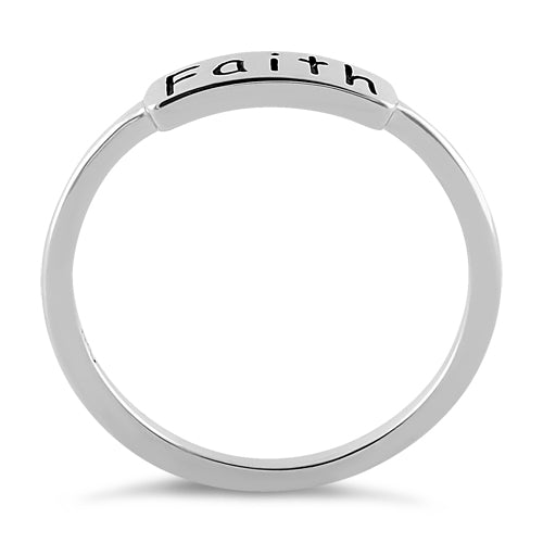 Sterling Silver "Faith" Ring