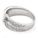 Sterling Silver Feather Ring