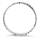 Sterling Silver Fingerprint Band Ring