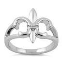 Sterling Silver Fleur de Lis Ring