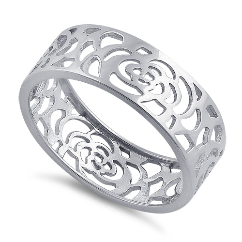 Sterling Silver Flower Ring