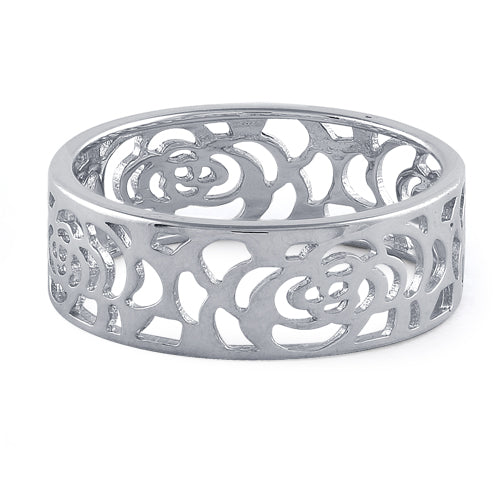 Sterling Silver Flower Ring