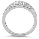 Sterling Silver Flower & Vines Ring