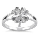 Sterling Silver Four-Leaf Clover Ring